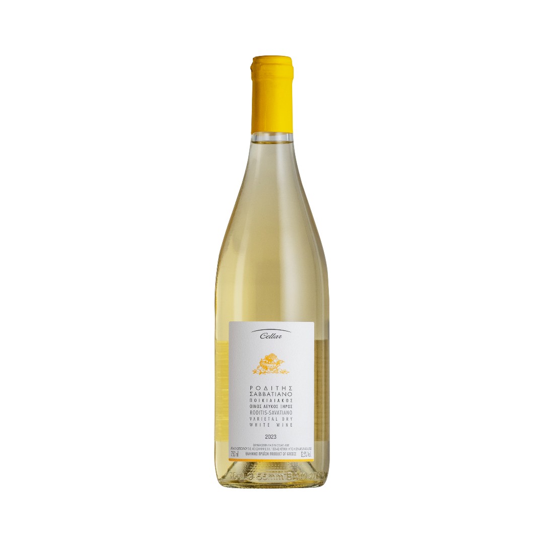 CELLAR ΟΙΝΟΣ ΡΟΔΙΤΗΣ-ΣΑΒΒΑΤΙΑΝΟ ΛΕΥΚΟΣ 750ML
