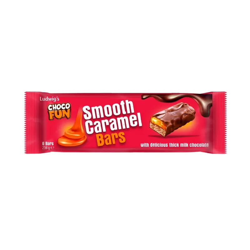 CHOCO FUN SMOOTH & CARAMEL 6X36ΓΡ