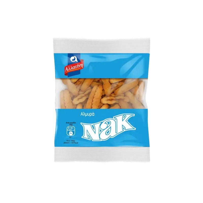 ΑΛΛΑΤΙΝΗ CRACKERS ΑΛΜΥΡΑ ΝΑΚ 40ΓΡ