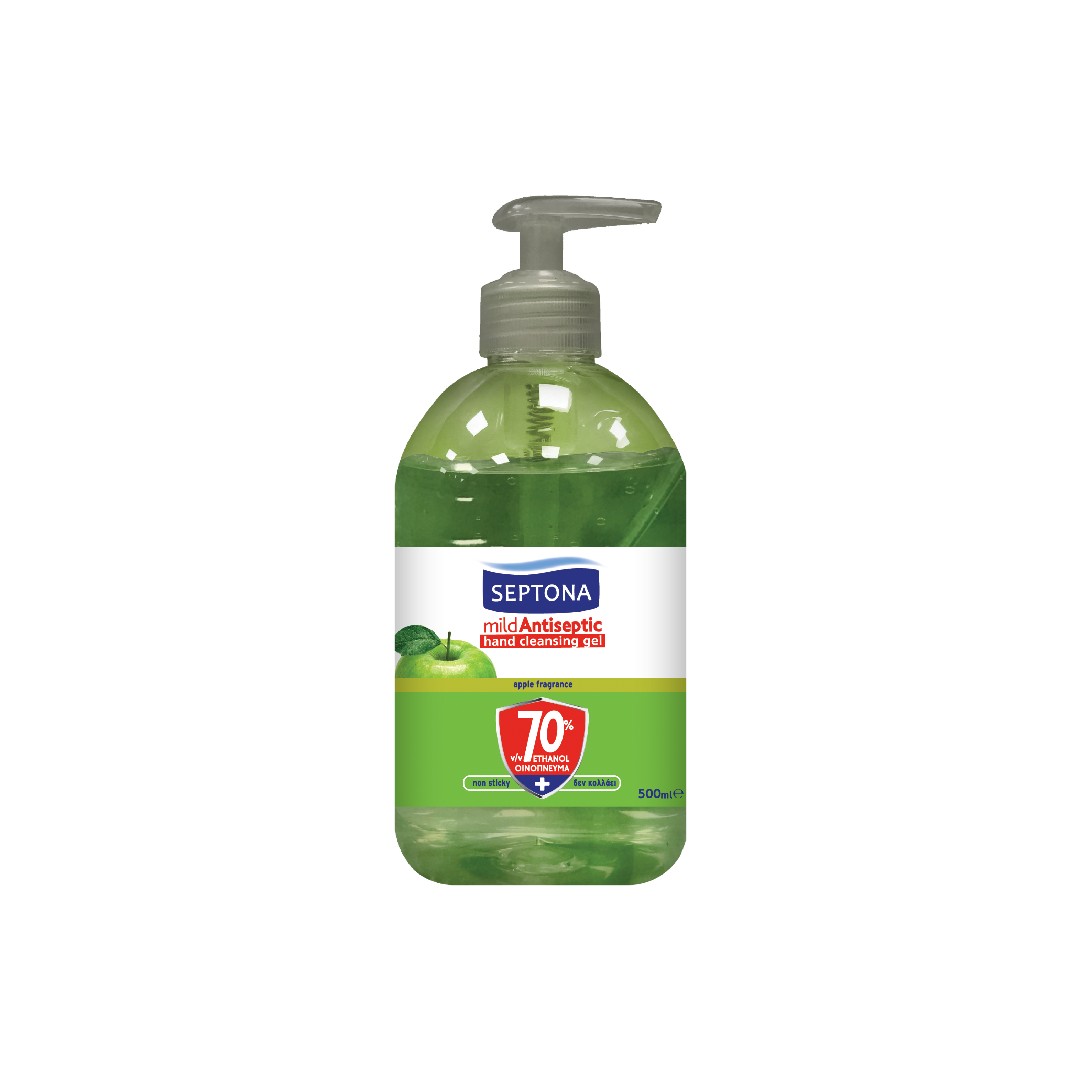 SEPTONA MILD ANTIS.GEL ΠΡΑΣ. ΜΗΛΟ 70% ΟΙΝΟΠ.500ML