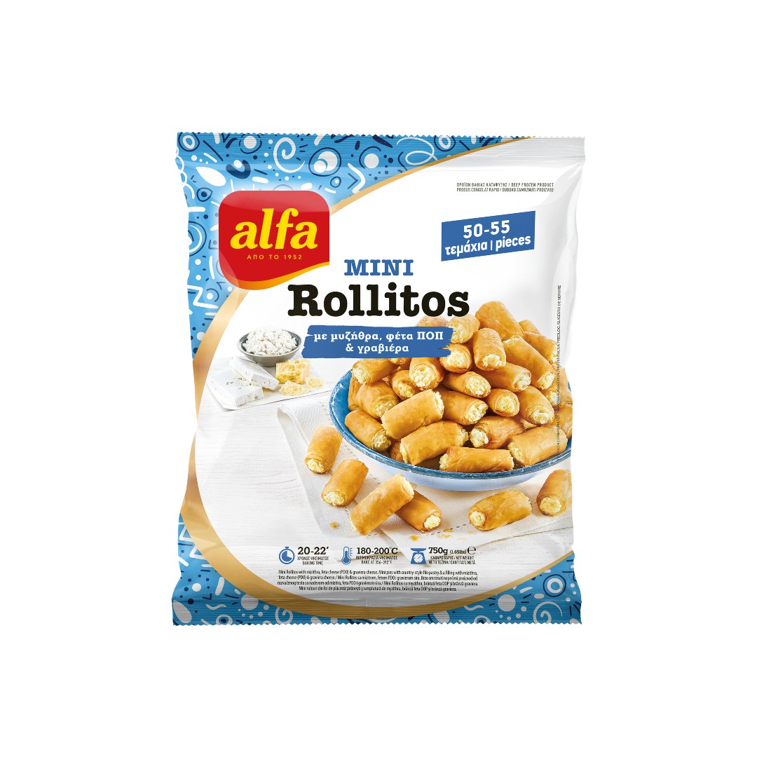 ALFA MINI ROLLITOS ΜΥΖ.-ΦΕΤΑ ΓΡΑΒΙΕΡΑ ΚΤΨ 750ΓΡ