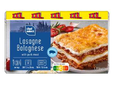 chef select Λαζάνια Bolognese XXL