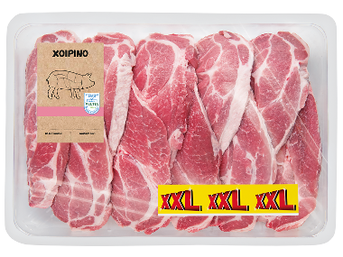 Μπριζόλες λαιμού χοιρινές XXL