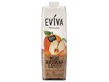 EVIVA 100% χυμός πολυβιταμινούχος 9 φρούτα
