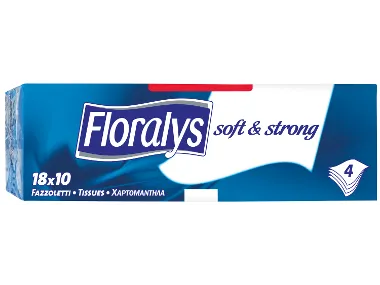 FLORALYS Χαρτομάντηλα 4πλα φύλλα