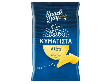 SNACK DAY Τσιπς κυματιστά αλάτι