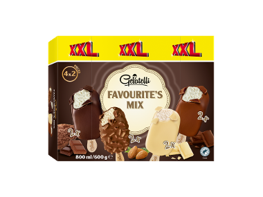 Gelatelli Μaxi mix Παγωτό XXL