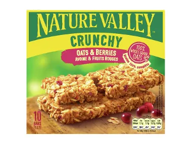 Μπάρες δημητριακών crunchy oat & berries