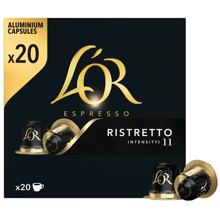 Lor Καφές Espresso Ristretto Σε Κάψουλες 20τεμ. 104γρ.