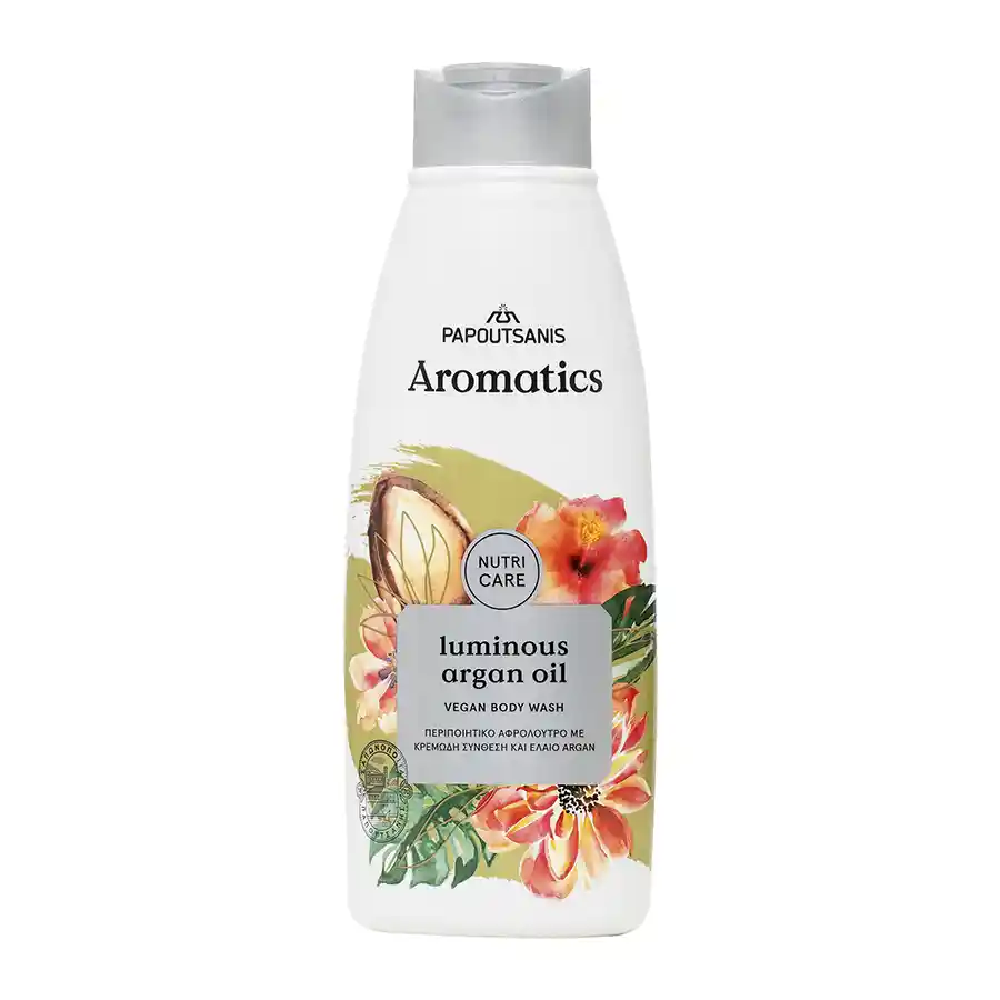 Papoutsanis Aromatics Αφρόλουτρο Luminous Argan Oil 600ml.