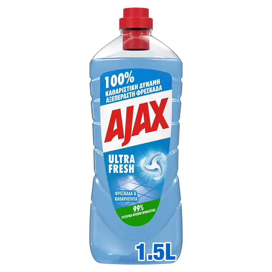 Ajax Ultra Υγρό Καθαριστικό Blue Fresh 1,5lt.