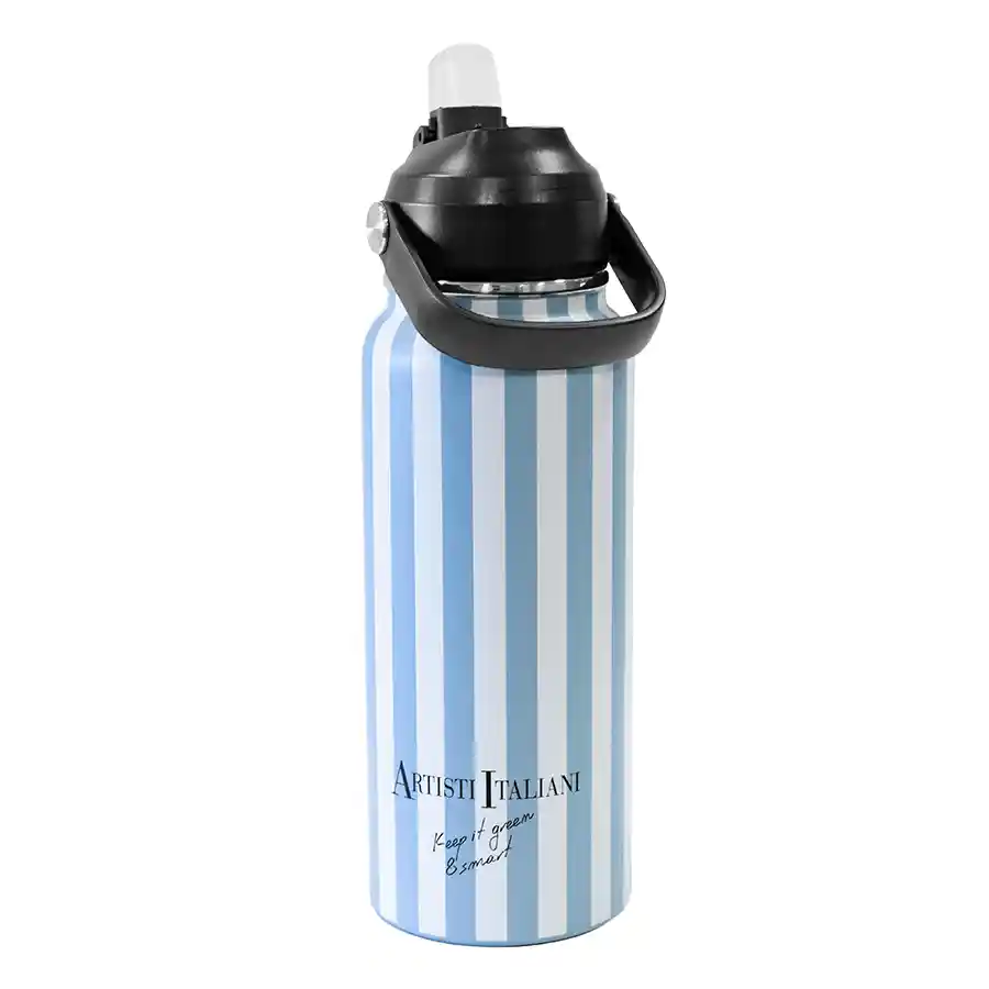 Artisti Italiani Bevanda Μπουκάλι Θερμός Ριγέ Μπλε 800ml.