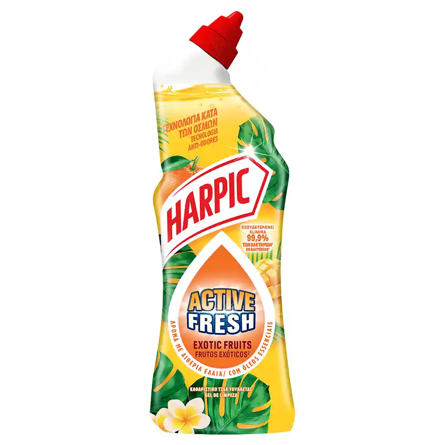 Harpic Υγρό Καθαριστικό Τουαλέτας Exotic Fruits 750ml.