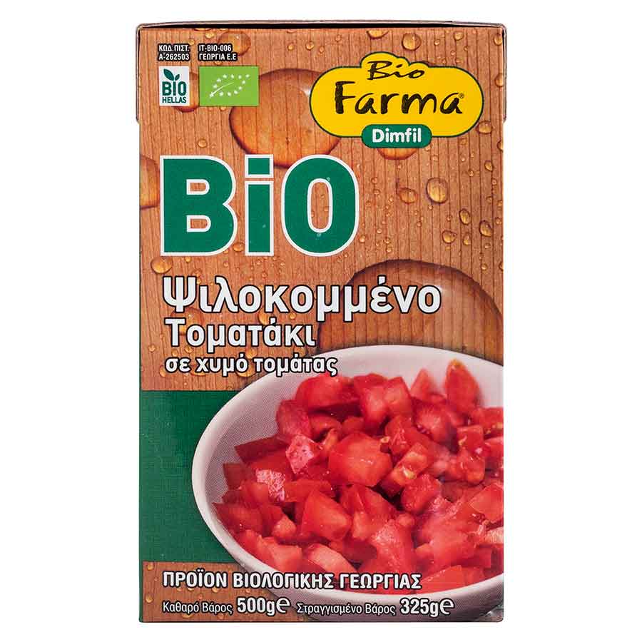 Bio Farma Τοματάκι Ψιλοκομμένο Βιολογικό 500γρ.