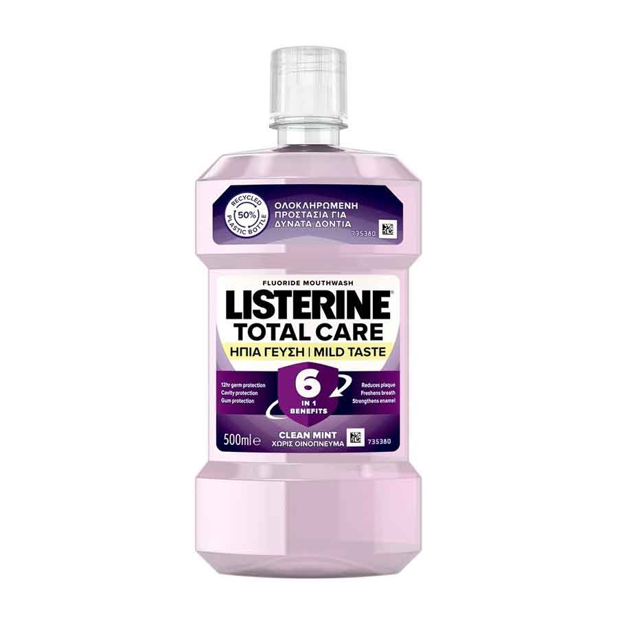 Listerine Total Care Στοματικό Διάλυμα Mild 500ml.