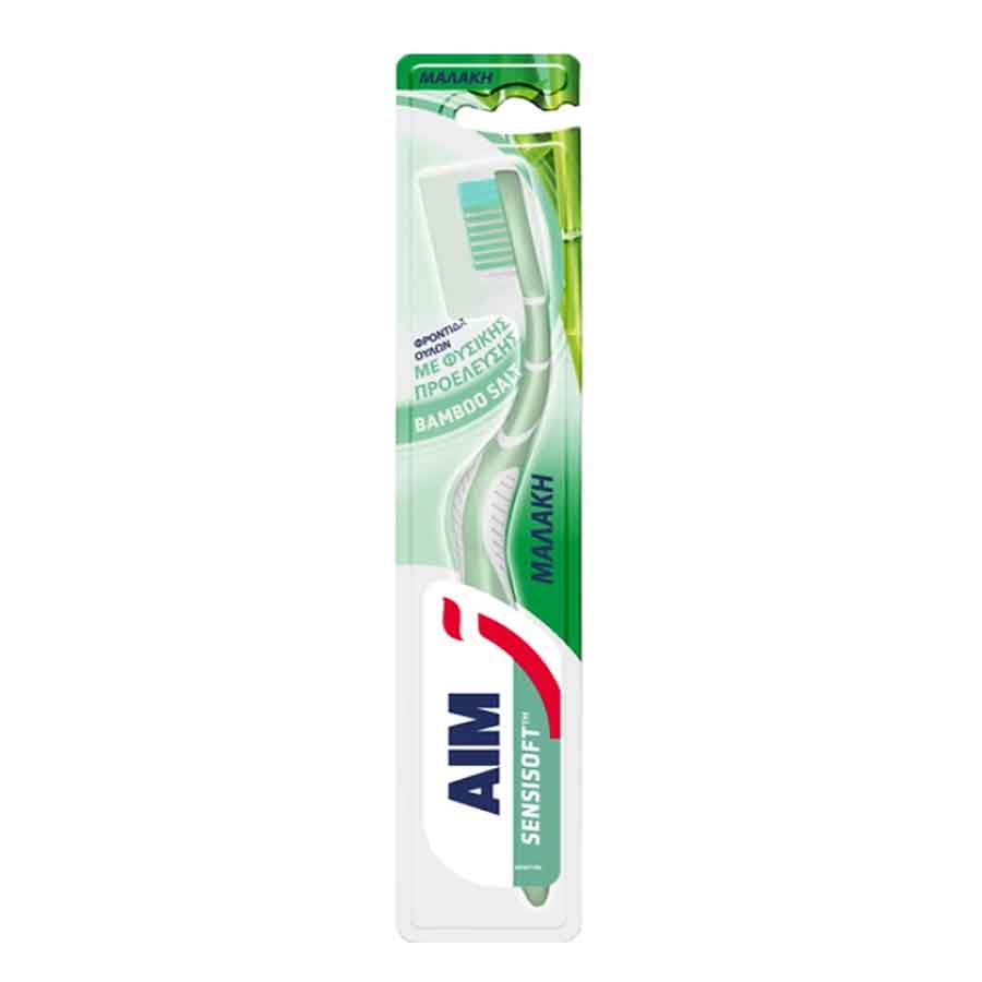 Aim Οδοντόβουρτσα Semisoft Bamboo Salt Μαλακή