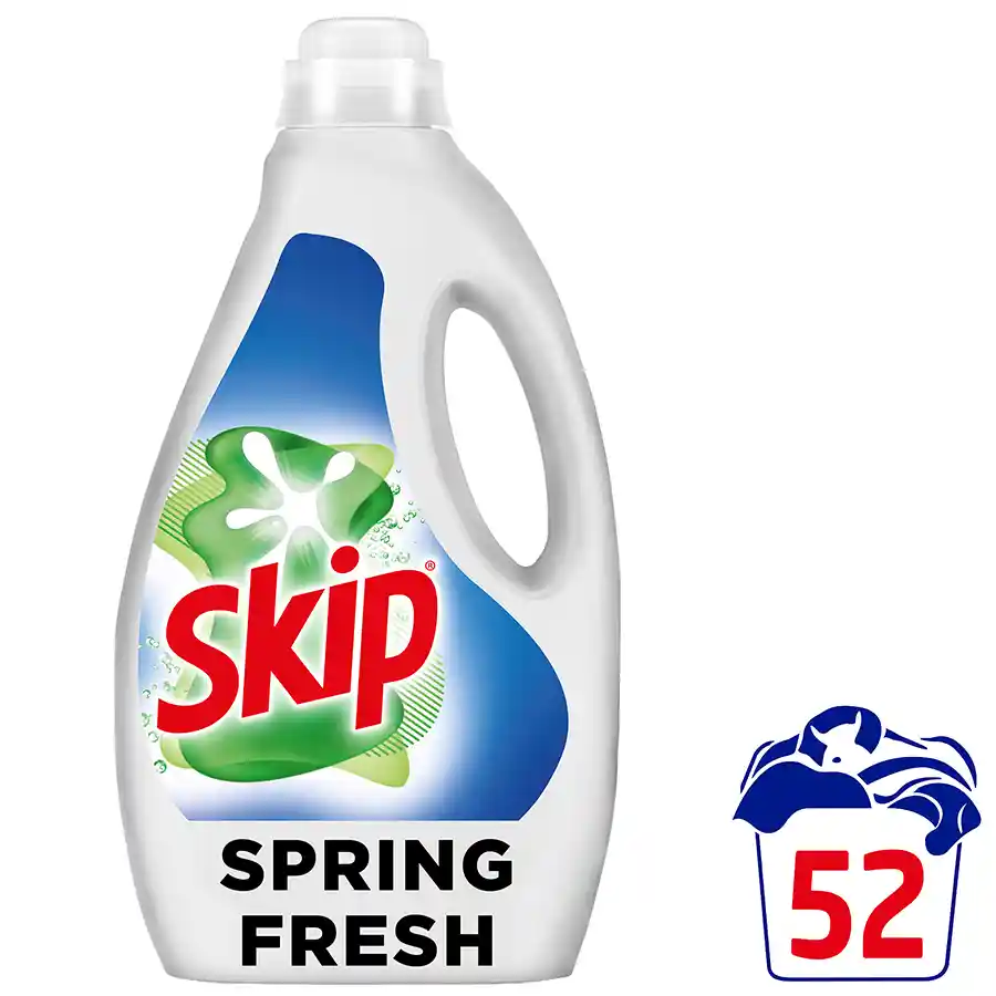 Skip Υγρό Απορρυπαντικό Πλυντηρίου Ρούχων Spring Fresh 52mez. 2.34lt.