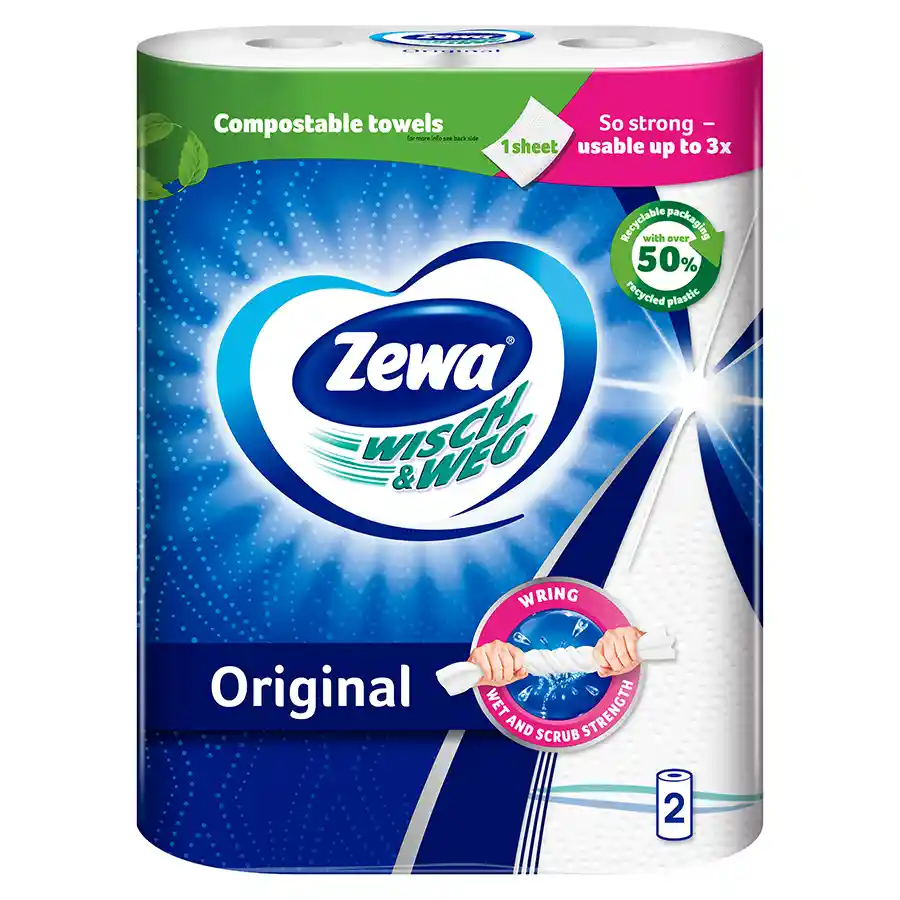Zewa Χαρτί Κουζίνας Wish Weg 2τεμ. 220γρ.