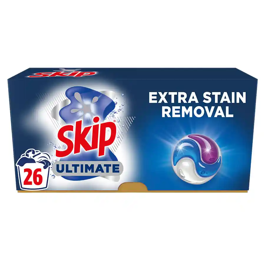 Skip Ultimate Trio Caps Απορρυπαντικό Πλυντηρίου Ρούχων 26τεμ.