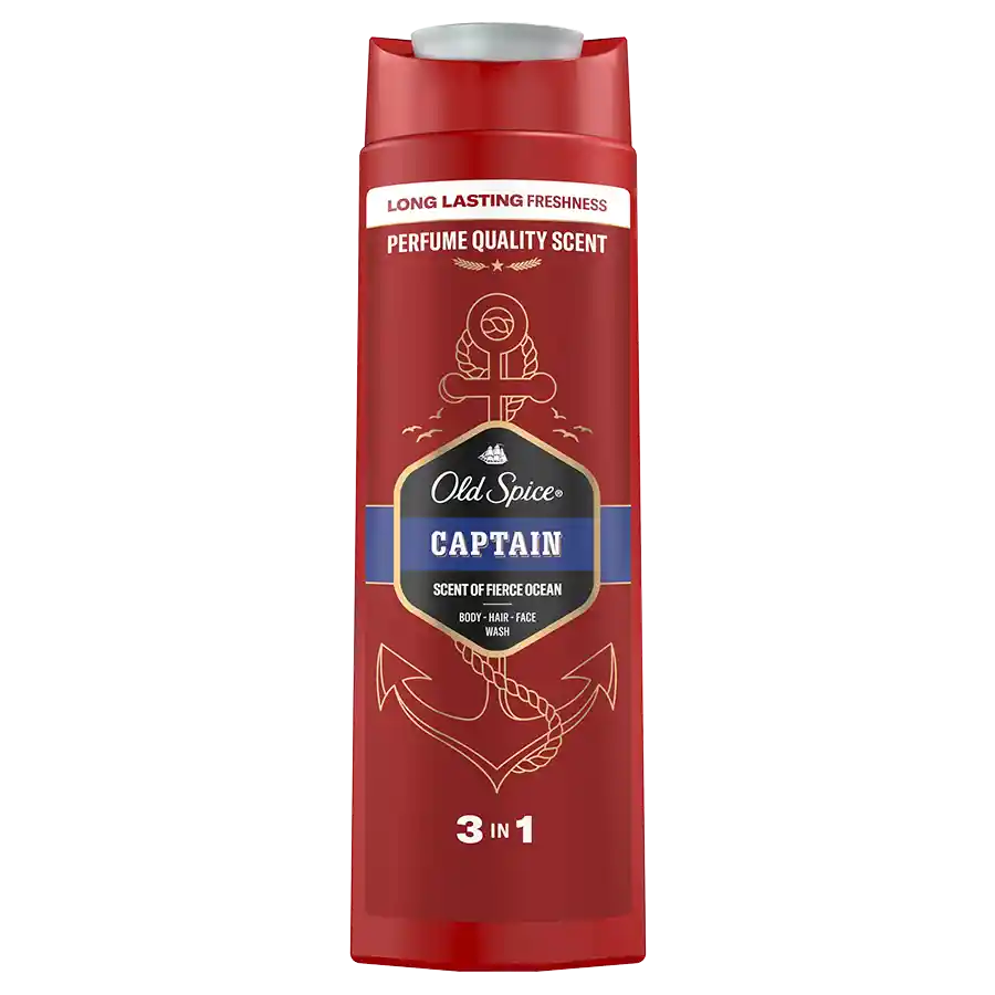 Old Spice Captain Σαμπουάν & Αφρόλουτρο 400ml.