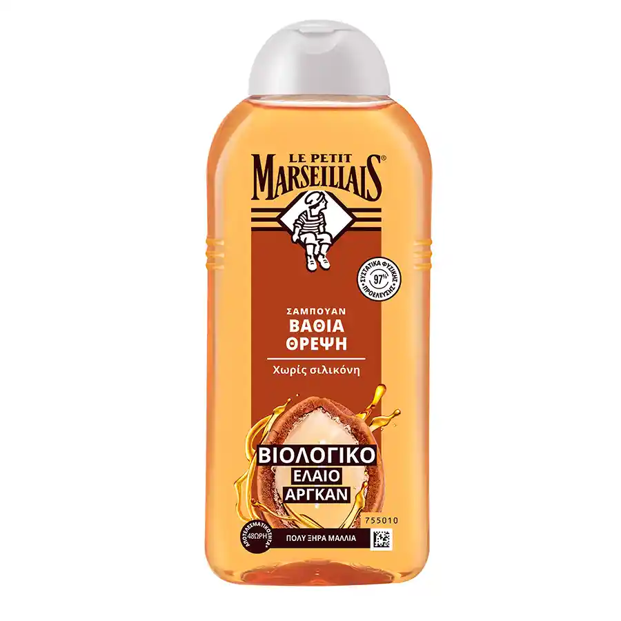 Le Petit Marseillais Σαμπουάν Με Βιολογική Καλέντουλα & Argan Oil Για Πολύ Ξηρά Μαλλιά 300ml.