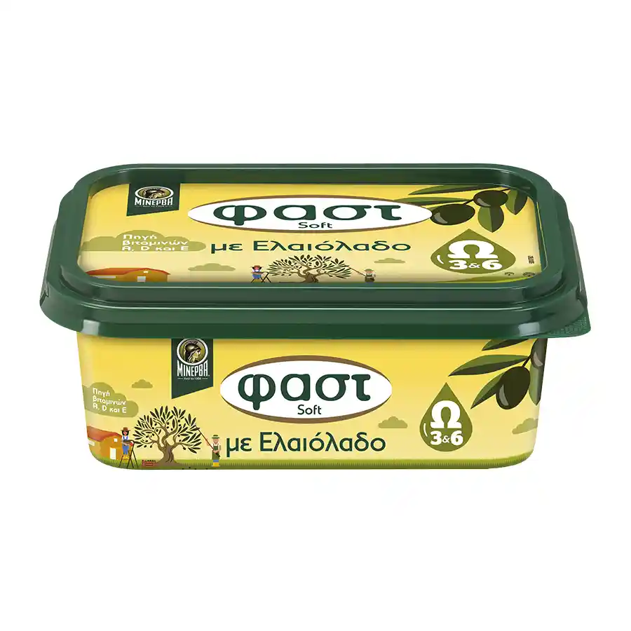 Μινέρβα Φαστ Soft Μαργαρίνη Με Ελαιόλαδο 220γρ.