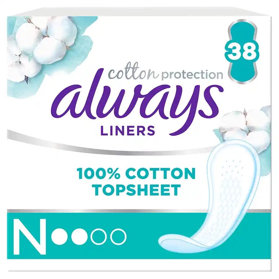 Always Cotton Protection Σερβιετάκια Normal 38τεμ.