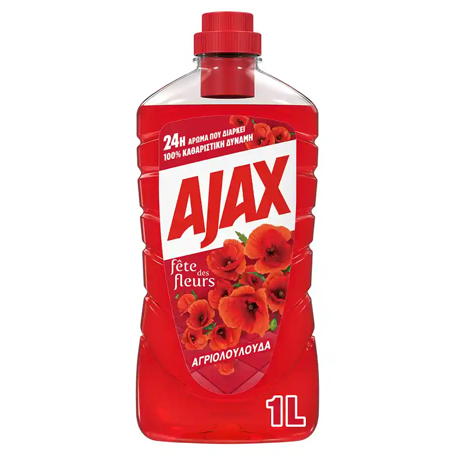 Ajax Υγρό Καθαριστικό Γιορτή Λουλουδιών Αγριολούλουδα 1lt.