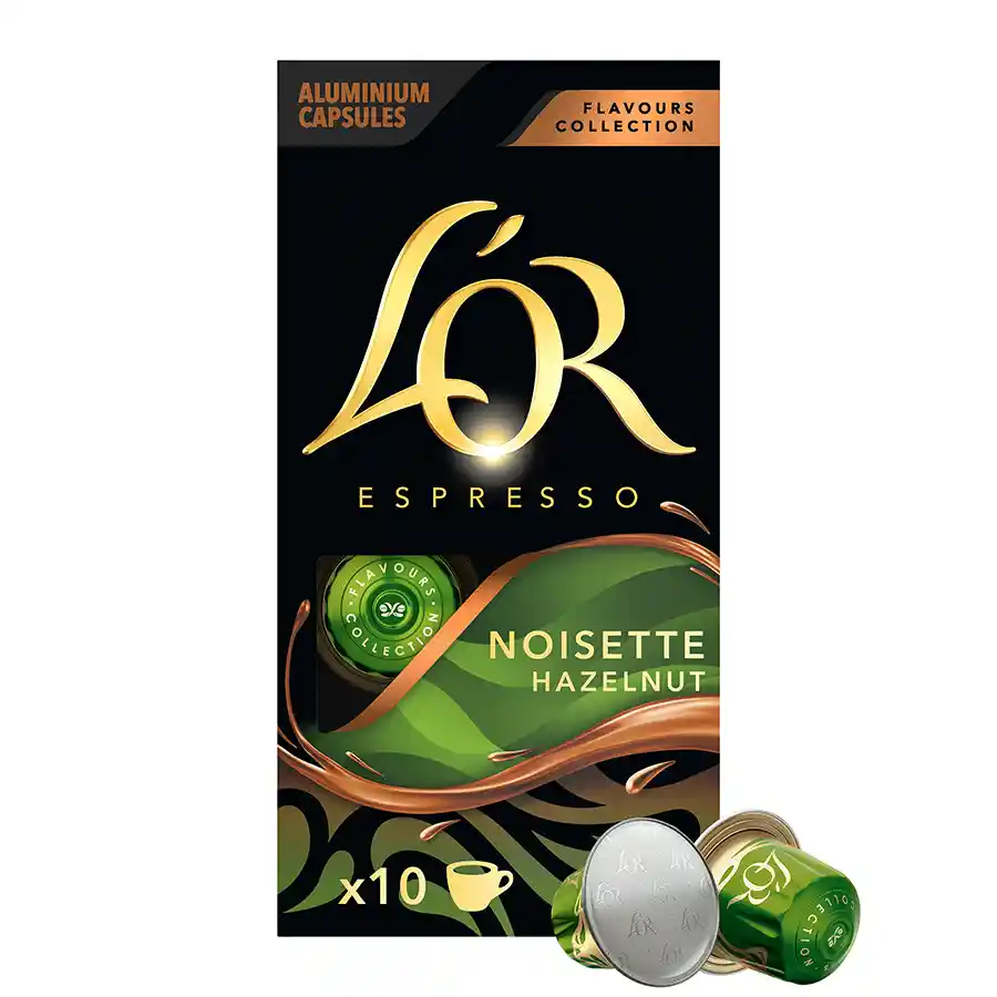 Lor Καφές Espresso Φουντούκι Σε Κάψουλες 10τεμ. 52γρ.