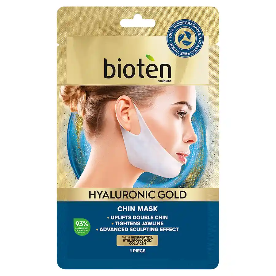 Bioten Hyaluronic Gold Μάσκα Για Το Πηγούνι 1τεμ.