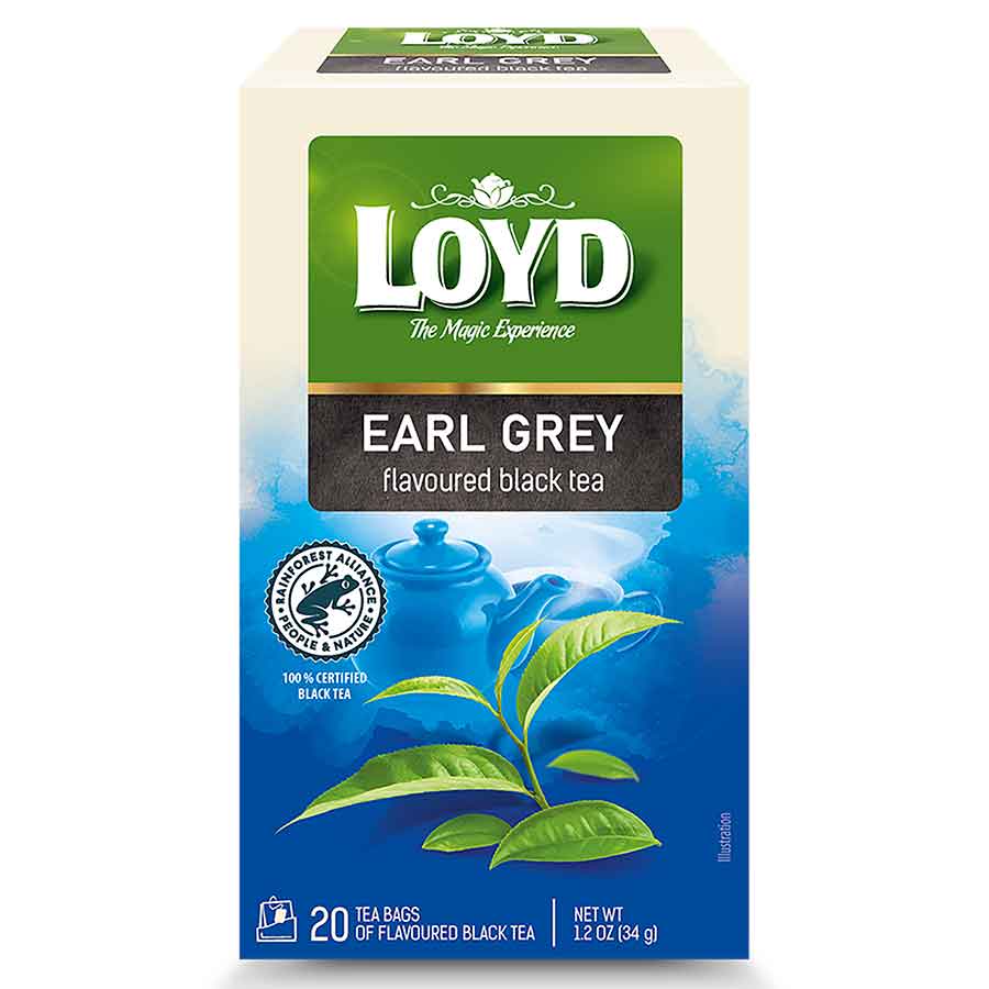 Loyd Sense Earl Grey Μαύρο Τσάι Σε Φακελάκια 20x1,7γρ.