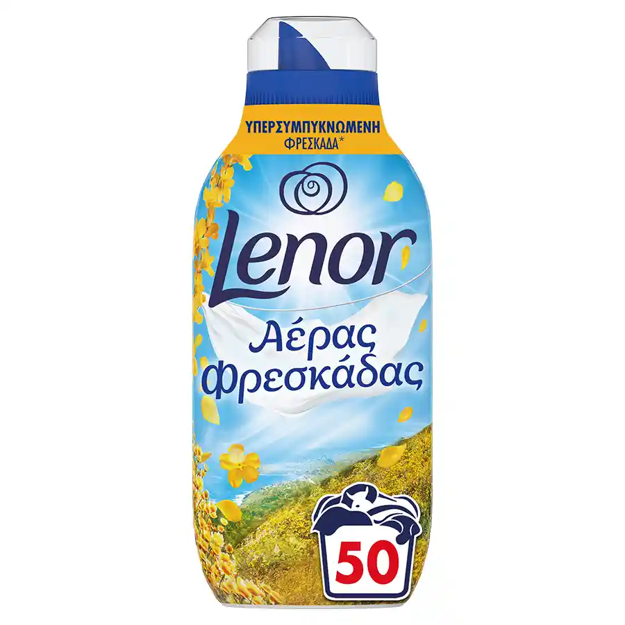 Lenor Fresh Air Συμπυκνωμένο Μαλακτικό Ρούχων Ολάνθιστο Λιβάδι 50mez. 700ml.