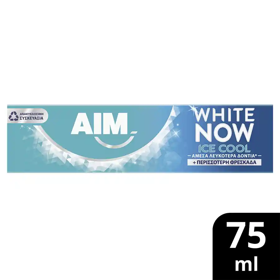 Aim White Now Οδοντόκρεμα Ice Cool Mint 75ml.