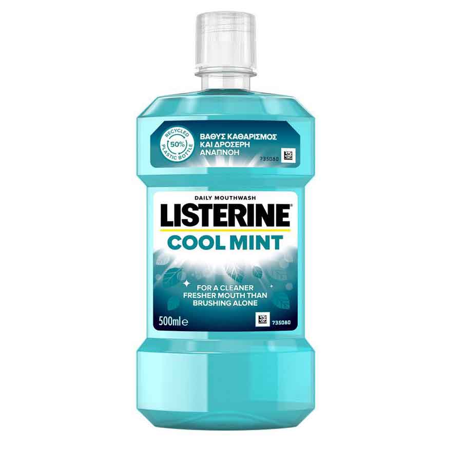 Listerine Cool Mint Στοματικό Διάλυμα 500ml.