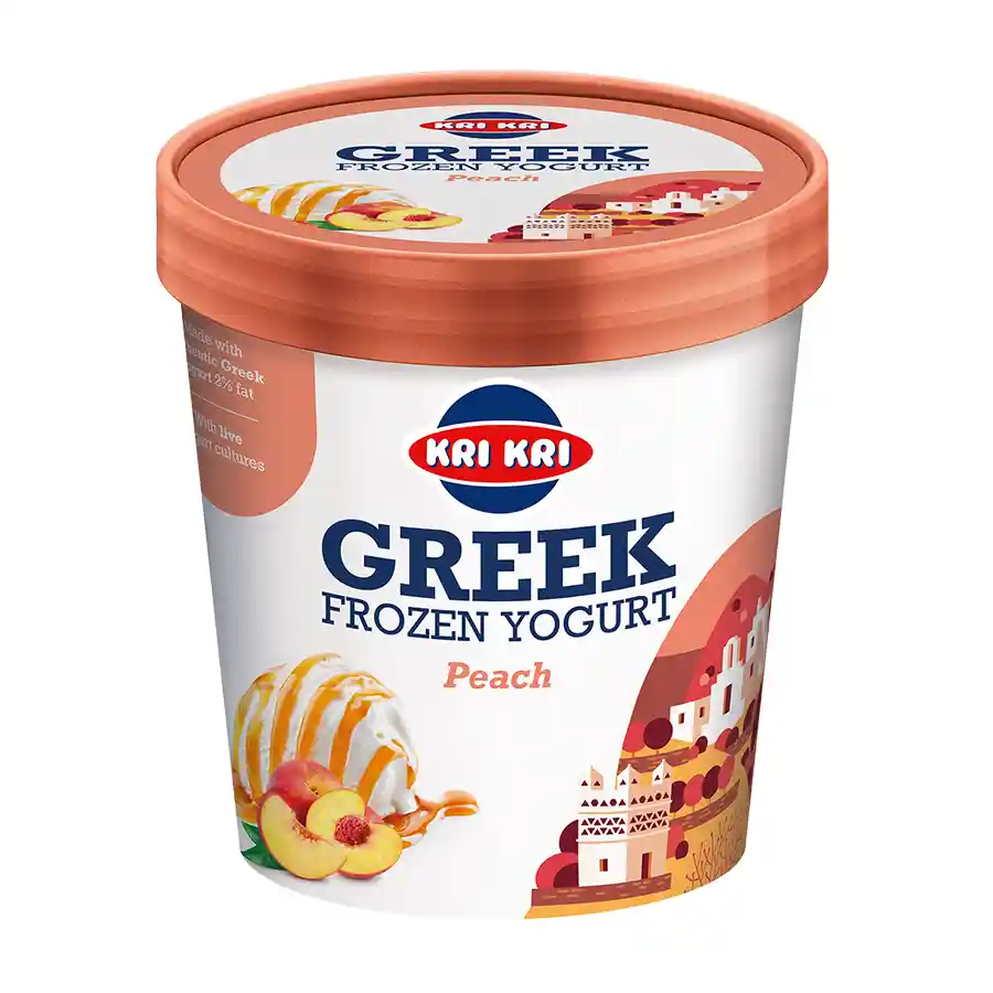 Κρι Κρι Frozen Yogurt Παγωτό Ροδάκινο 320γρ./450ml.