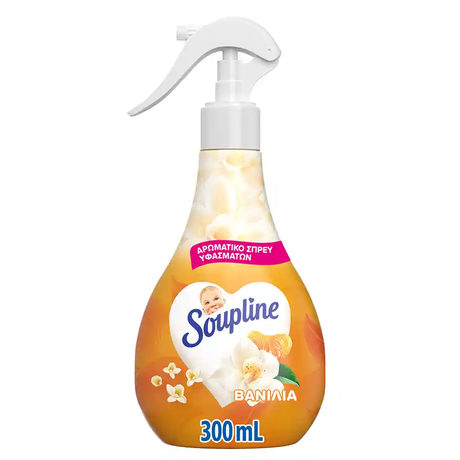 Soupline Αρωματικό Σπρέι Υφασμάτων Βανίλια 300ml.