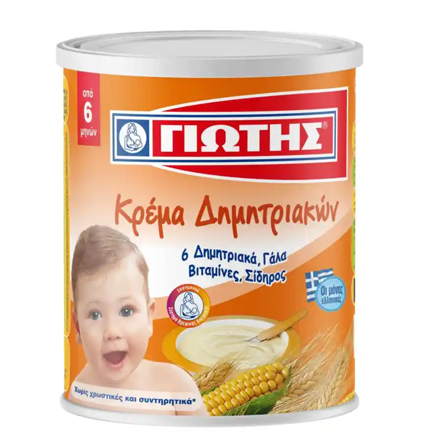 Γιώτης Κρέμα Δημητριακών 6+Μηνών 300γρ.