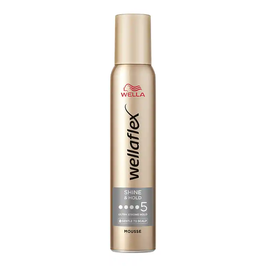 Wellaflex Shine & Hold Mousse Ultra Strong No5 200ml.