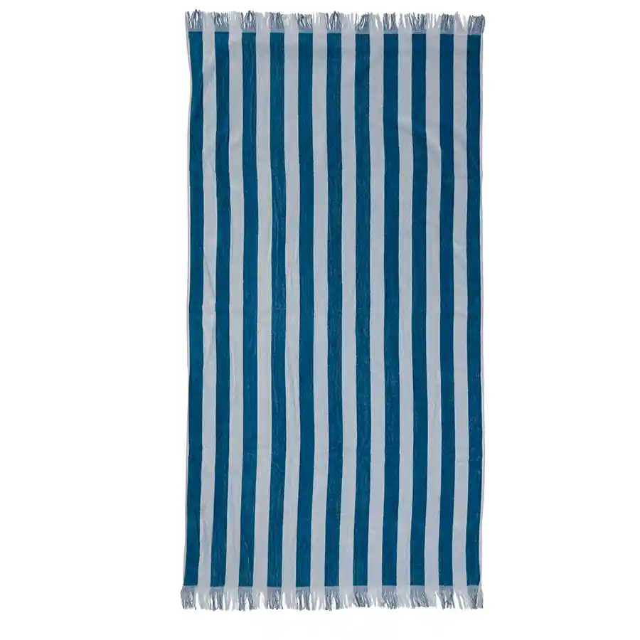 Artisti Italiani Rigato Πετσέτα Θαλάσσης Velour Μπλε 86x160cm.