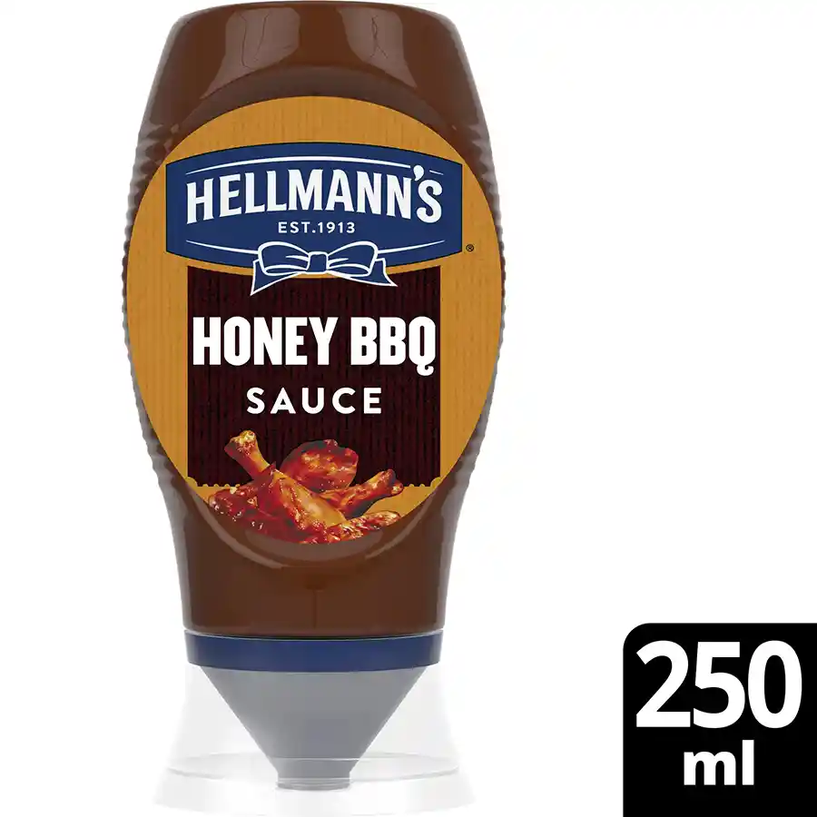 Hellmann's Σάλτσα Barbeque Με Μέλι Top Down 250ml.