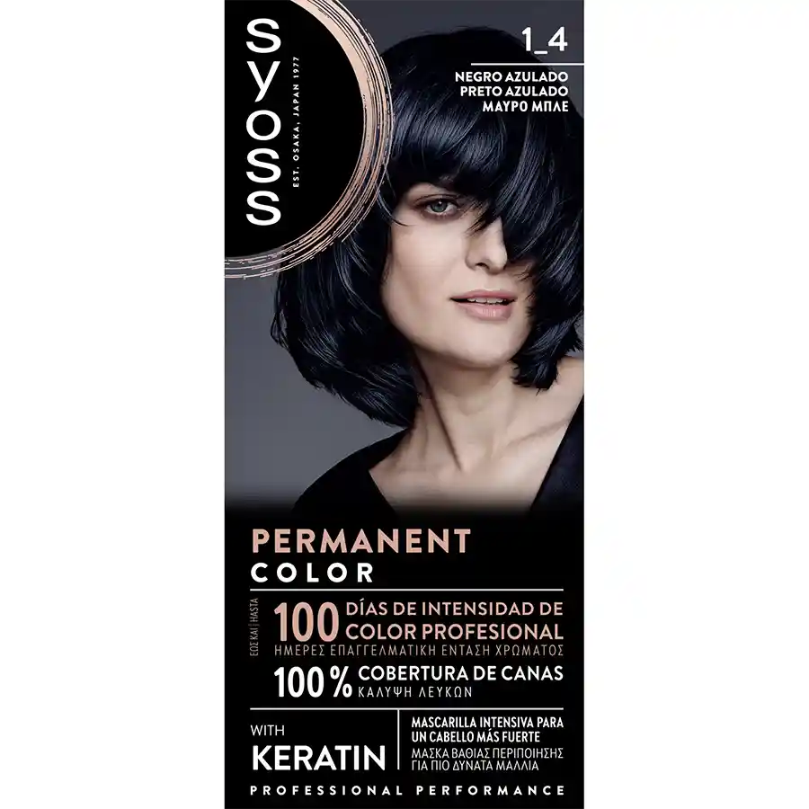 Syoss Color Βαφή Μαλλιών Με Κερατίνη Nο1-4