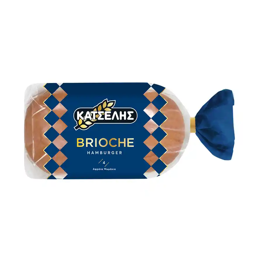 Κατσέλης Ψωμάκια Brioche Burger 4τεμ. 300γρ.
