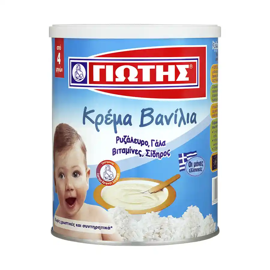 Γιώτης Κρέμα Βανίλια 4+Μηνών 300γρ.