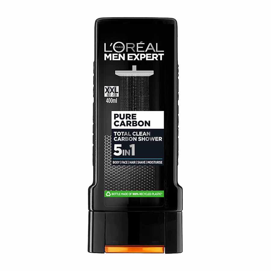 L'oreal Men Expert Αφρόλουτρο Clean Carbon Gel 400ml.