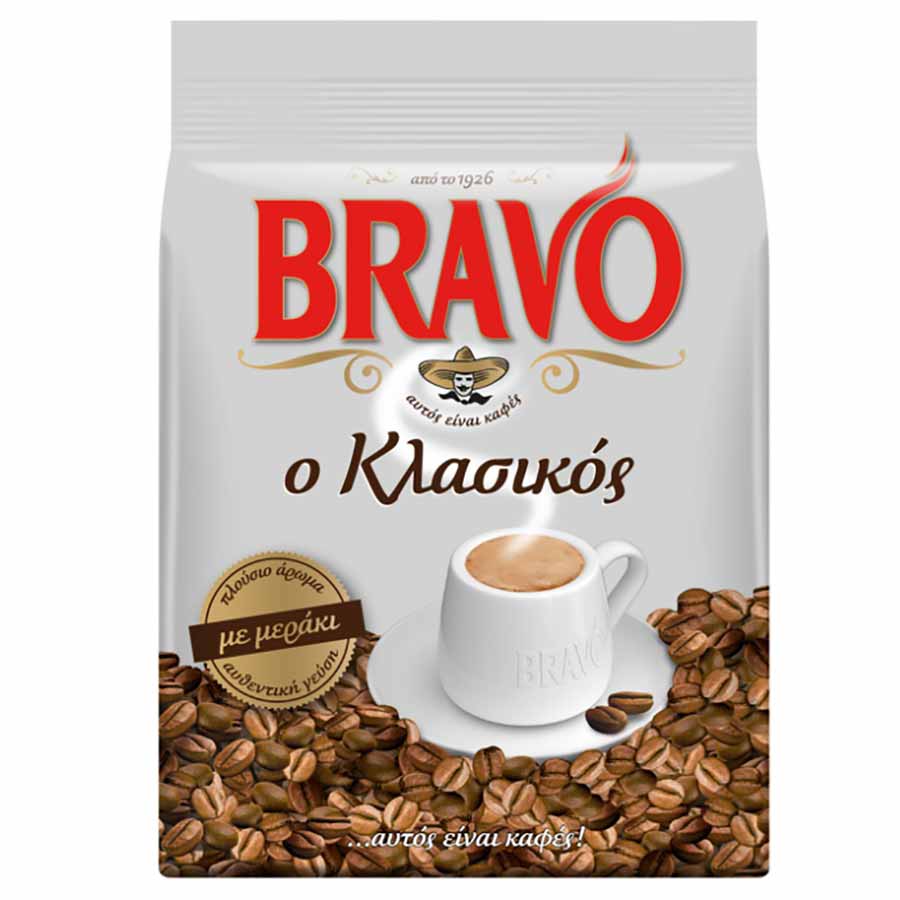 Bravo Καφές Ελληνικός Κλασικός 193γρ.