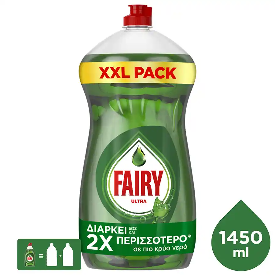 Fairy Υγρό Απορρυπαντικό Πιάτων 1,45lt.