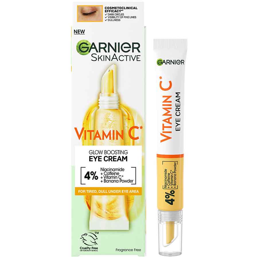 L'oreal Garnier Skin Active Vitamin C Glow Κρέμα Ματιών 15ml.
