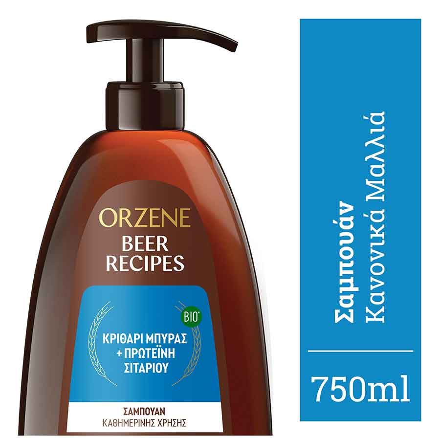 Orzene Wheat Protein Σαμπουάν Για Κανονικά Μαλλιά 750ml.