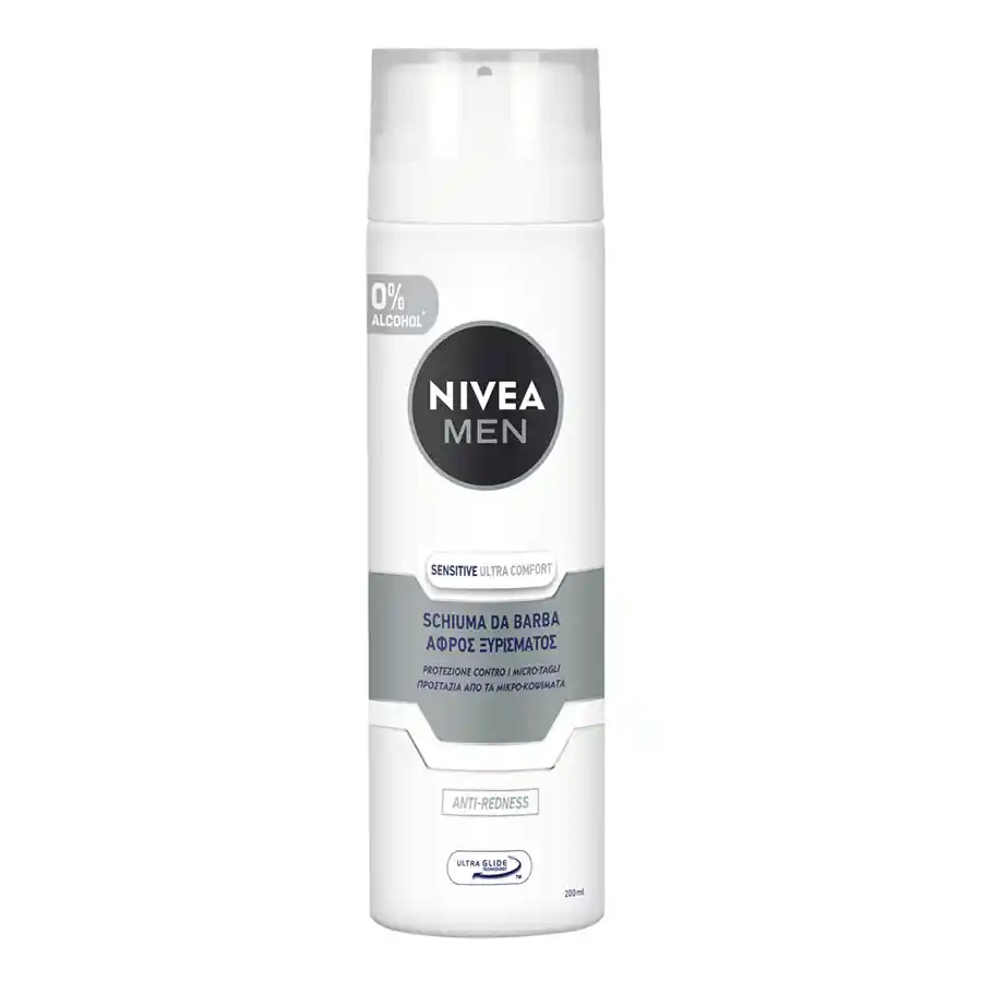 Nivea Men Αφρός Ξυρίσματος Sensitive Ultra Comfort 200ml.