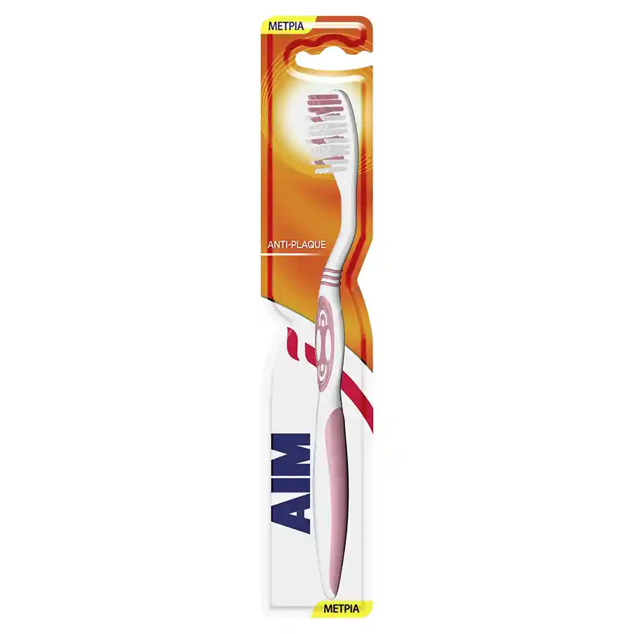 Aim Anti Plaque Οδοντόβουρτσα Μέτρια